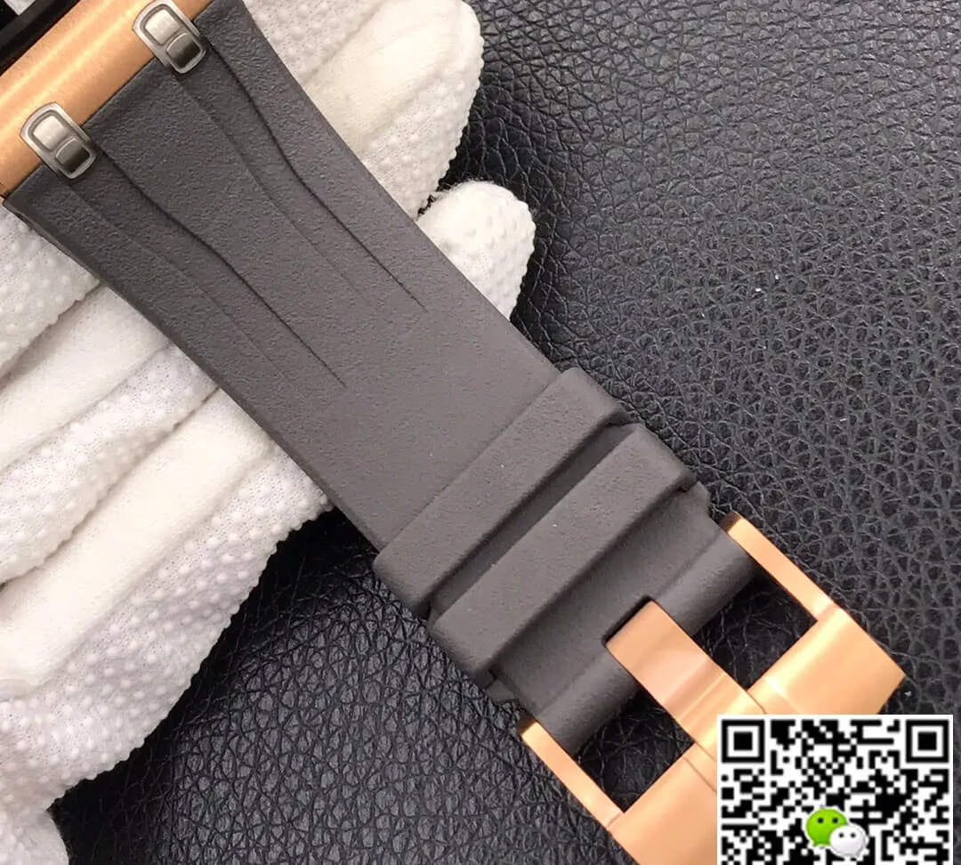 Audemars Piguet Royal Oak Offshore 26568OM.OO.A004CA.01 JF Factory 1:1 Best Edition Replica Watch Brown Strap